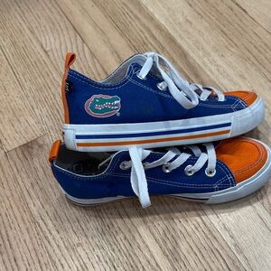 Skicks Florida Gators Low-Top Canvas Sneakers - Blue & Orange